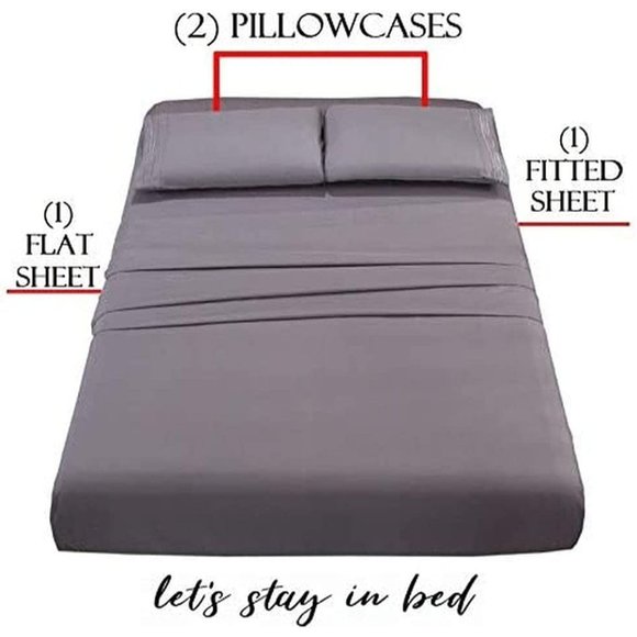 New 1500 Thread Count Wrinkle & Fade Resistant Egyptian Quality - Picture 10 of 12